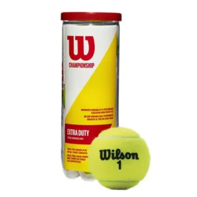 Tarro de pelotas de tenis Wilson Championship Extra Duty x 3