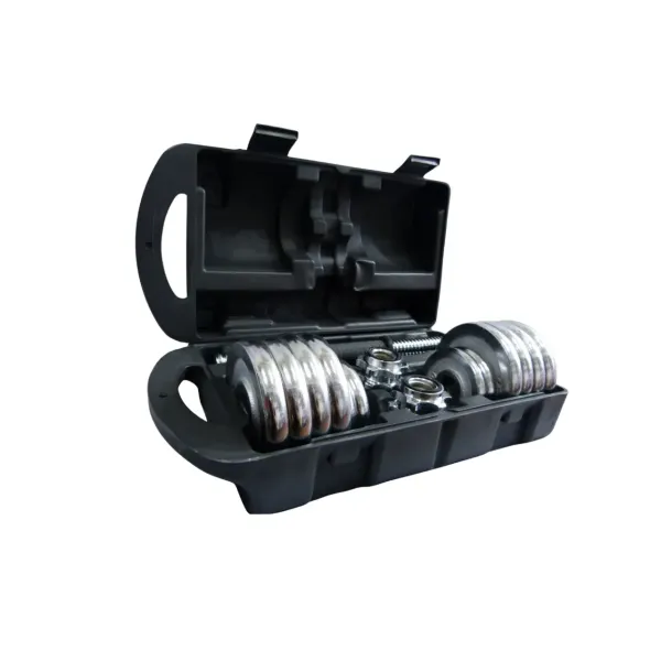 KIT MANCUERNAS CROMADAS 20KG