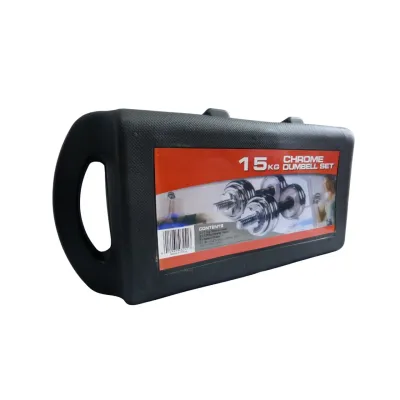 KIT MANCUERNAS CROMADAS 15KG