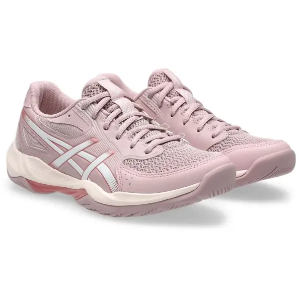 TENIS ASICS GEL ROCKET 12 ROSA / CREMA