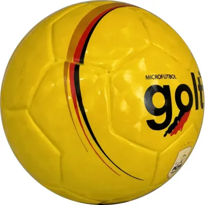 BALON  MICROFUTBOL PROFESIONAL GOLTY DORADO