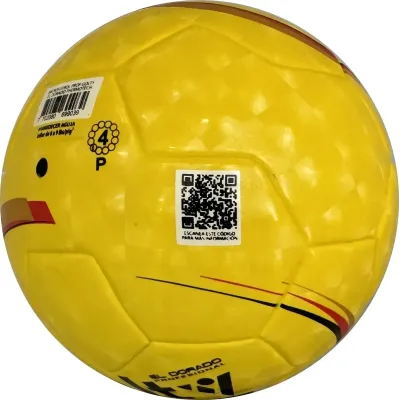 BALON  MICROFUTBOL PROFESIONAL GOLTY DORADO