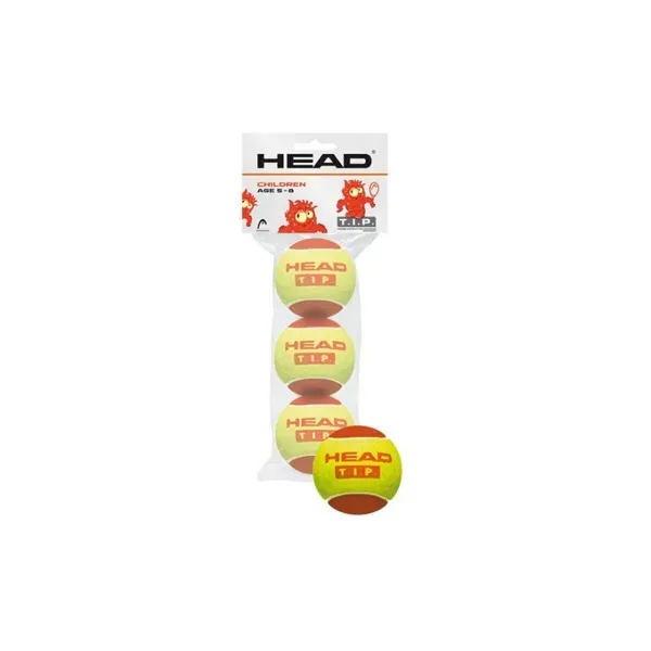 TARRO PELOTAS DE TENIS HEAD TIP RED
