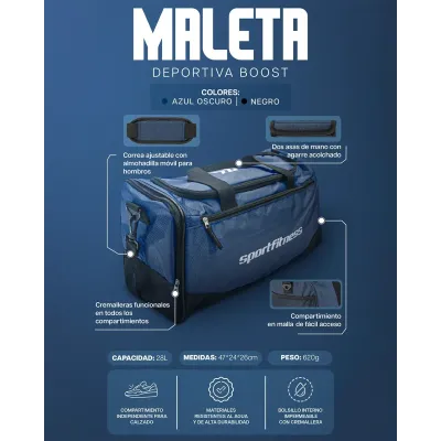MALETA DEPORTIVA BOOST SPORTFITNESS
