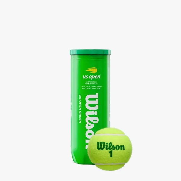TARRO PELOTAS DE TENIS WILSON US OPEN PUNTO VERDE