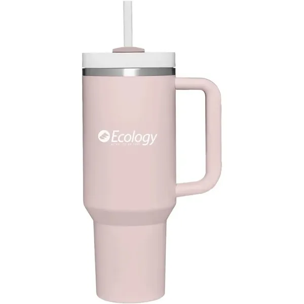 BOTELLA TERMICA ECOLOGY  ROSADO PASTEL 1180ML