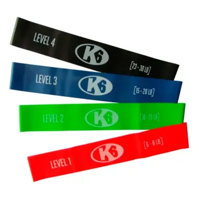 SET DE BANDAS CERRADAS DE RESISTENCIA CON TEXTURA  K6
